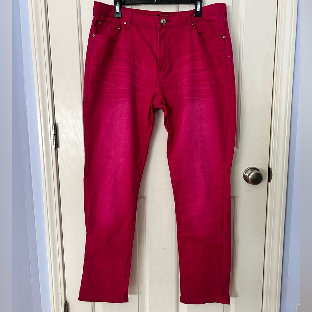Pink Denim Jeans